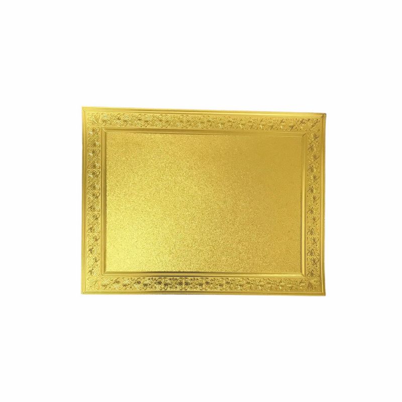 Golden-plated decal 16cm x 21cm Sand