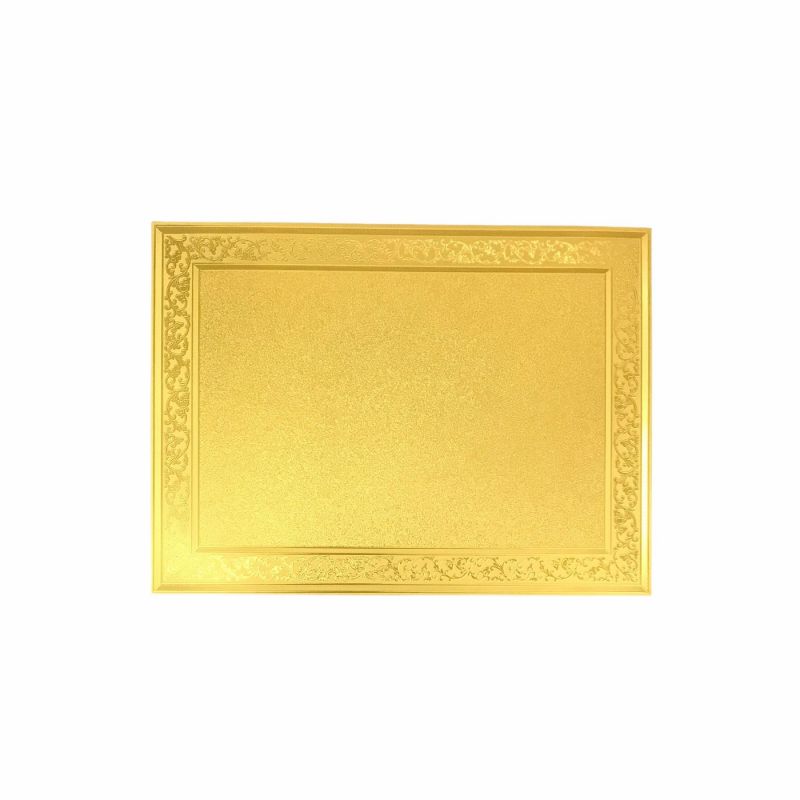 Golden-plated decal 20cm x 27cm Sand