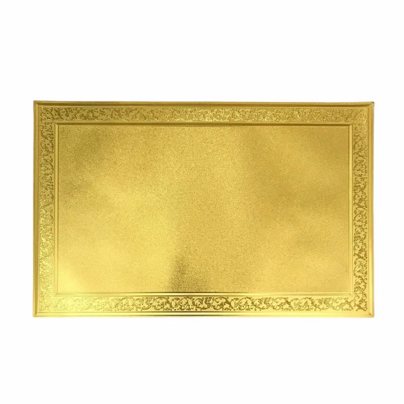 Golden-plated decal 35cm x 55cm Sand