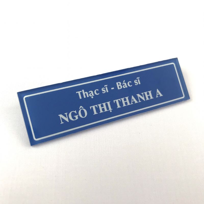 Acrylic name badge (UV printing) BT204