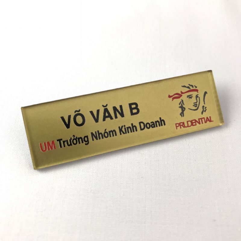 Acrylic name badge (UV printing) BT232