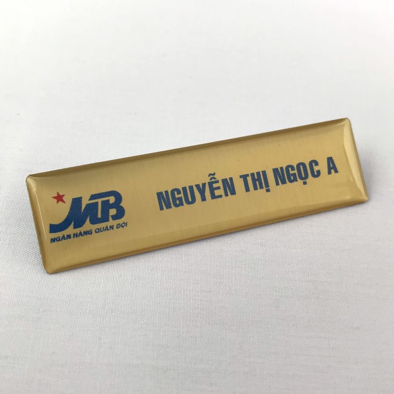 Metal name badge BT313