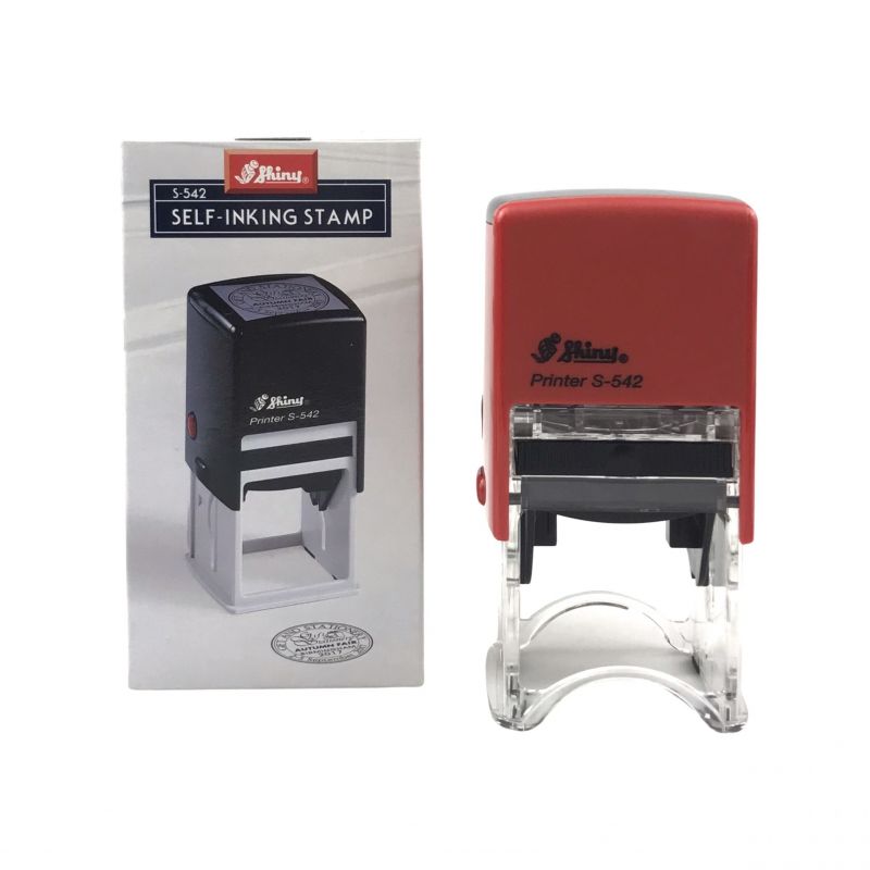 Shiny Stamp S542 42 x 42mm Red (Without lid)
