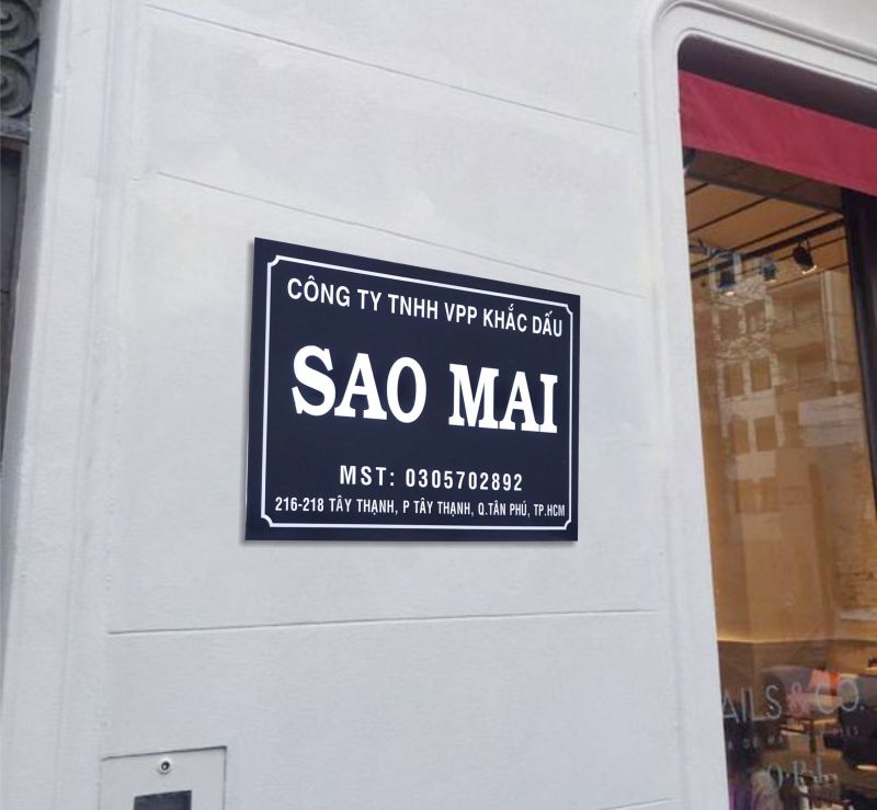 Bảng mica công ty