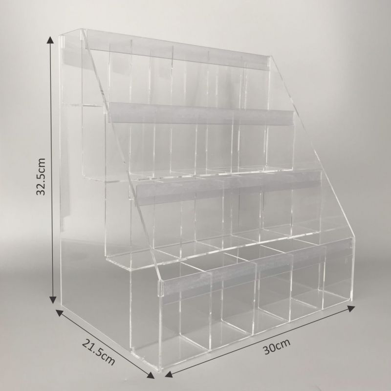 Kệ trưng bày bút mica Enter TBNS05 4 tầng x 5 ngăn 30x21.5x32.5cm đứng